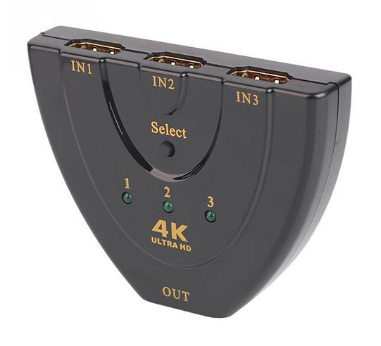 HDMI-коммутатор 3 входа 1 выход 4K