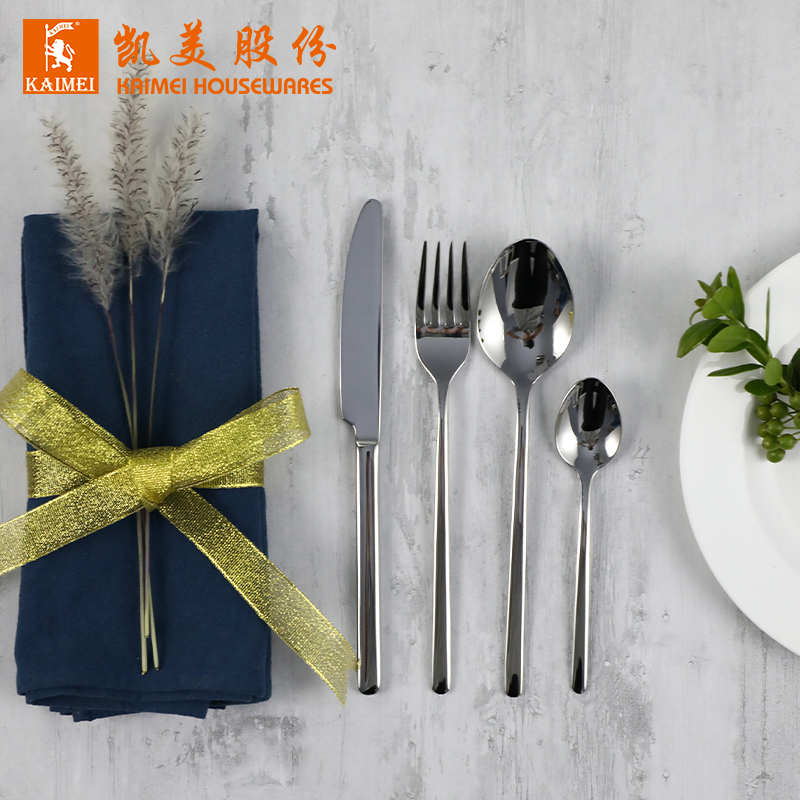 Creative High Grade Golden Mirror Stainless Steel Wedding Tableware