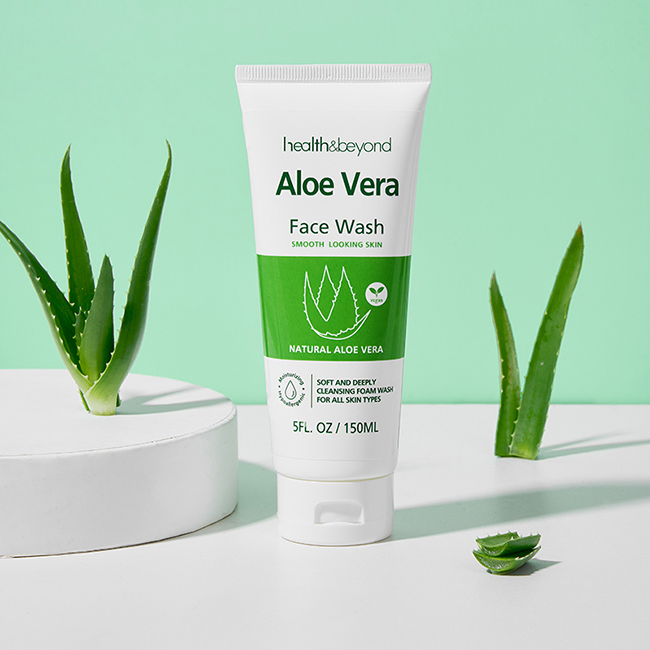 Customer Logo Organic 300ml Face Skin Hair Sunburn Aloe Vera Gel