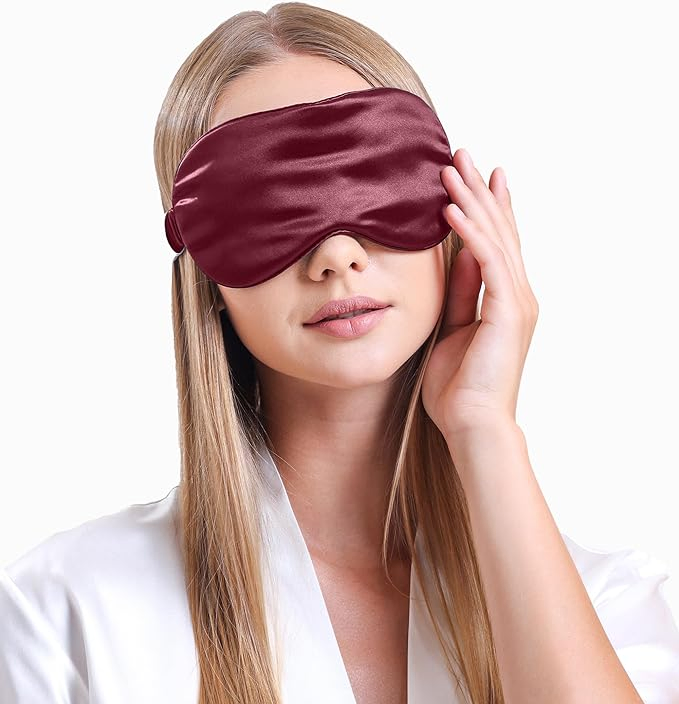 100% Pure Mulberry 22 Momme Silk Sleep Mask