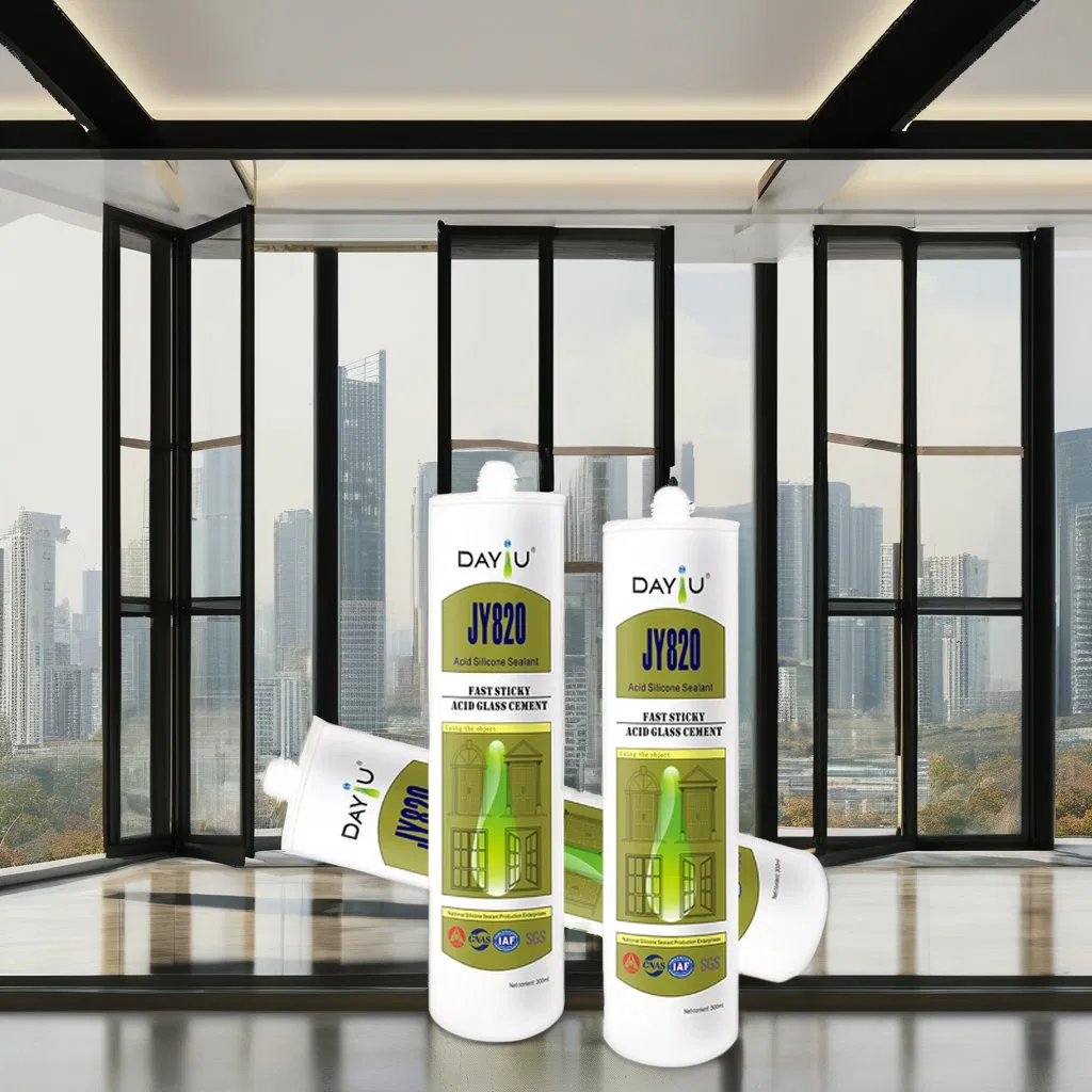 Excellent Adhesion to Glass Aluminum Cement Concrete Specially Designed Silicone Caulking Sealant