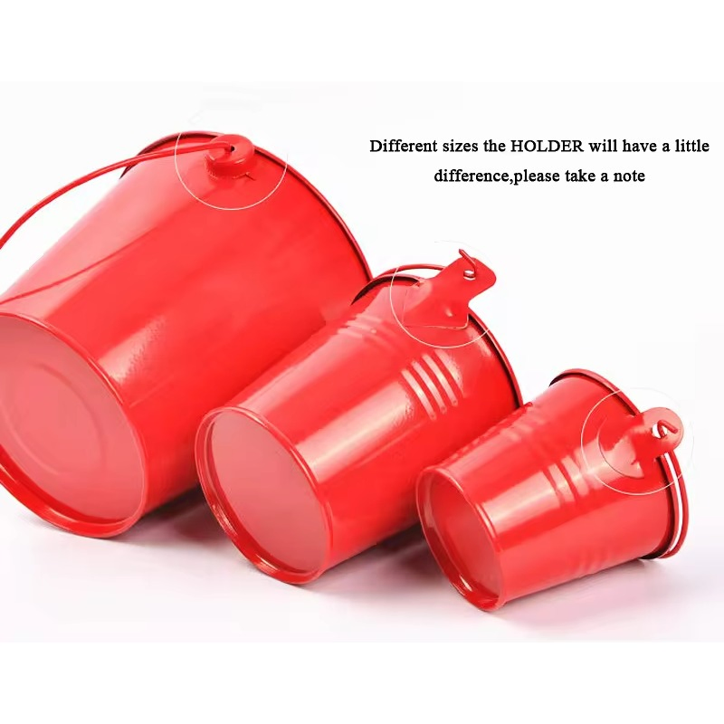 Promotional High Quality Small Durable Handle Sustainable Metal Bucket Cleaning Kitchen Accessories