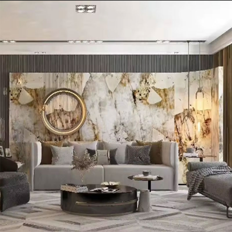 Brazil Luxury Stone Backlit Patagoina Onyx Stone Translucent Pandora Crystal White Onyx Marble