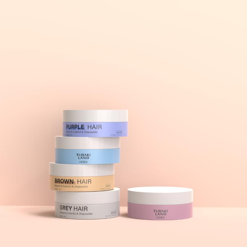 Private Logo OEM Manufacturer 80ml Nature Colorful Disposable Hair Clay