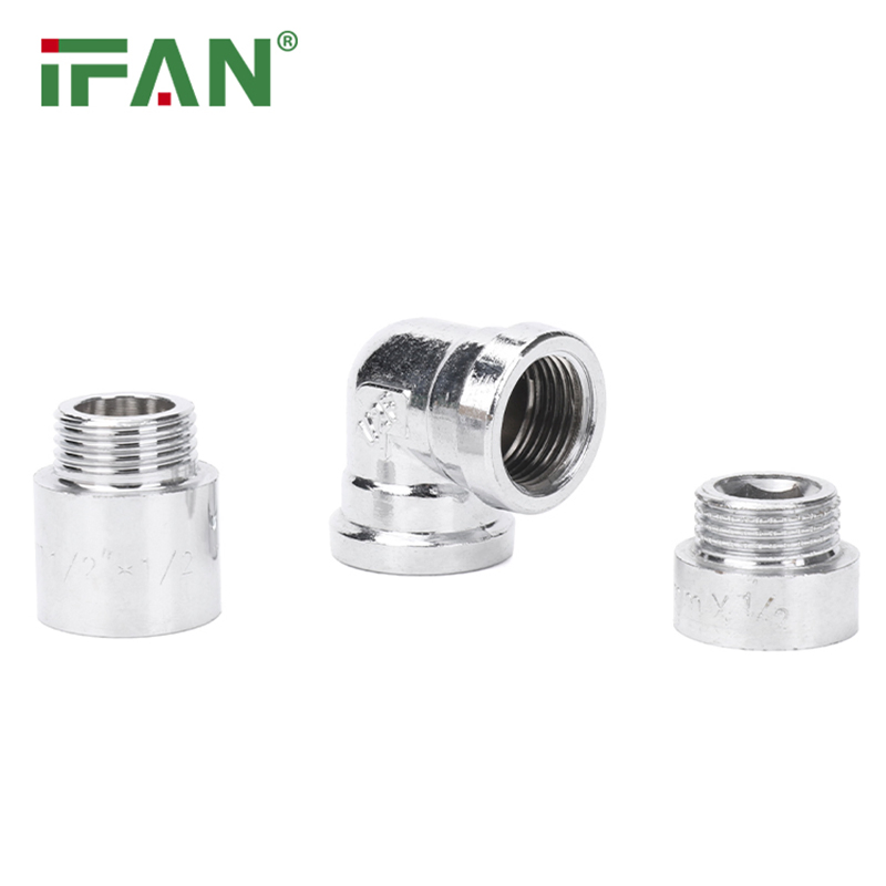 Ifan Good Quality 1/2"-2" Silver Bushing Brass Pipe Fittings