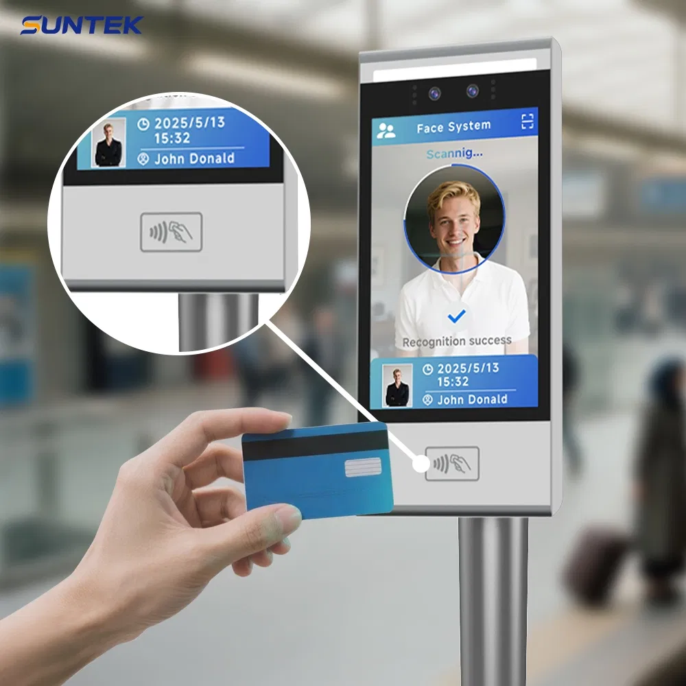 Suntek Fully Automatic Gate System Qr Code Reader Smart Security Device Face Recognition Access Control