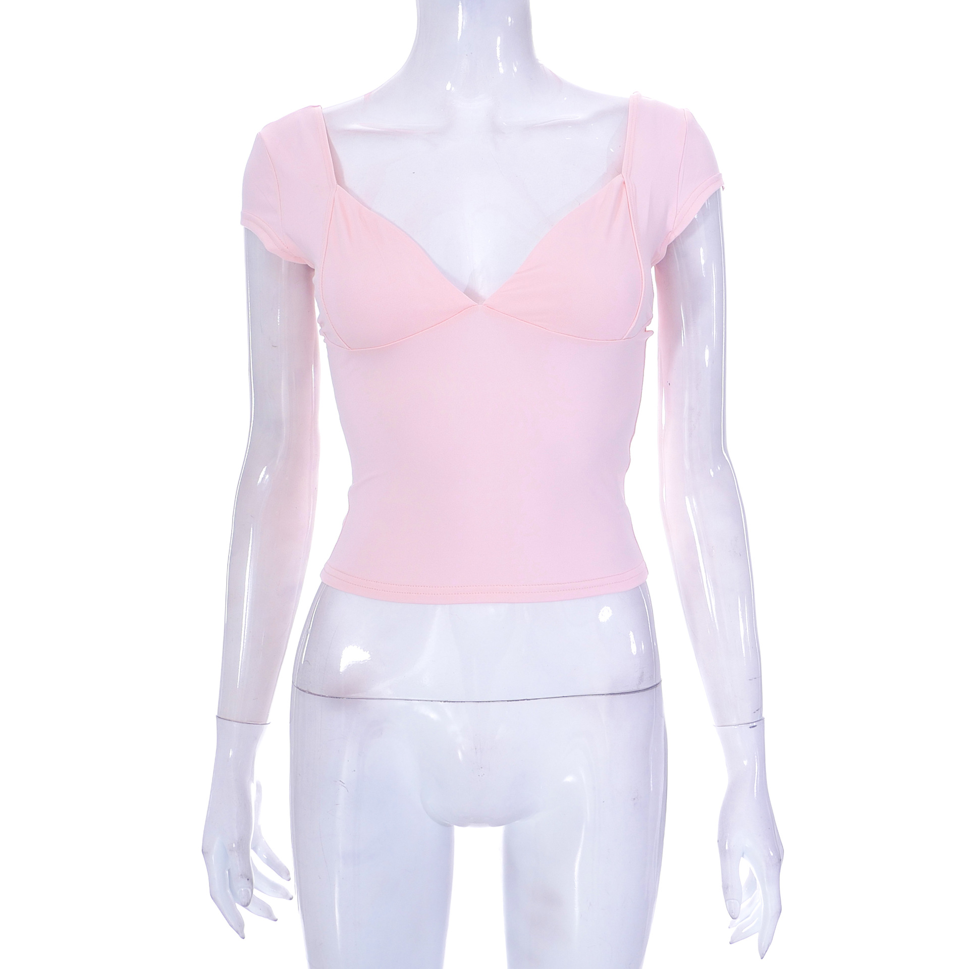 Майка женская укороченная хлопок Y2K