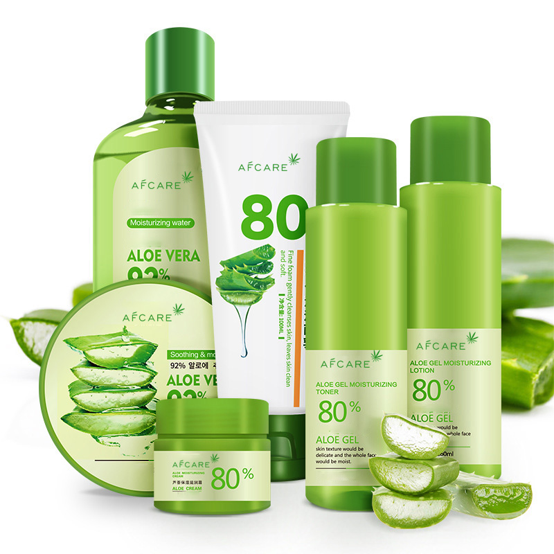 Aloe Vera Honey Anti -Inflammatory Skin Care Set Facial Whitening Dead Skin Remove Face Cleanser Set