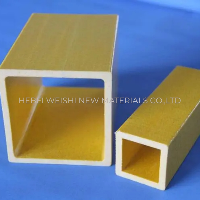 Custom FRP Pultrusion Profiles Fiberglass Square Tube - Various Specifications and Shapes