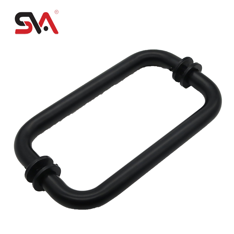 Practical European Antique Style Office Stainless Steel Glass Door Handle