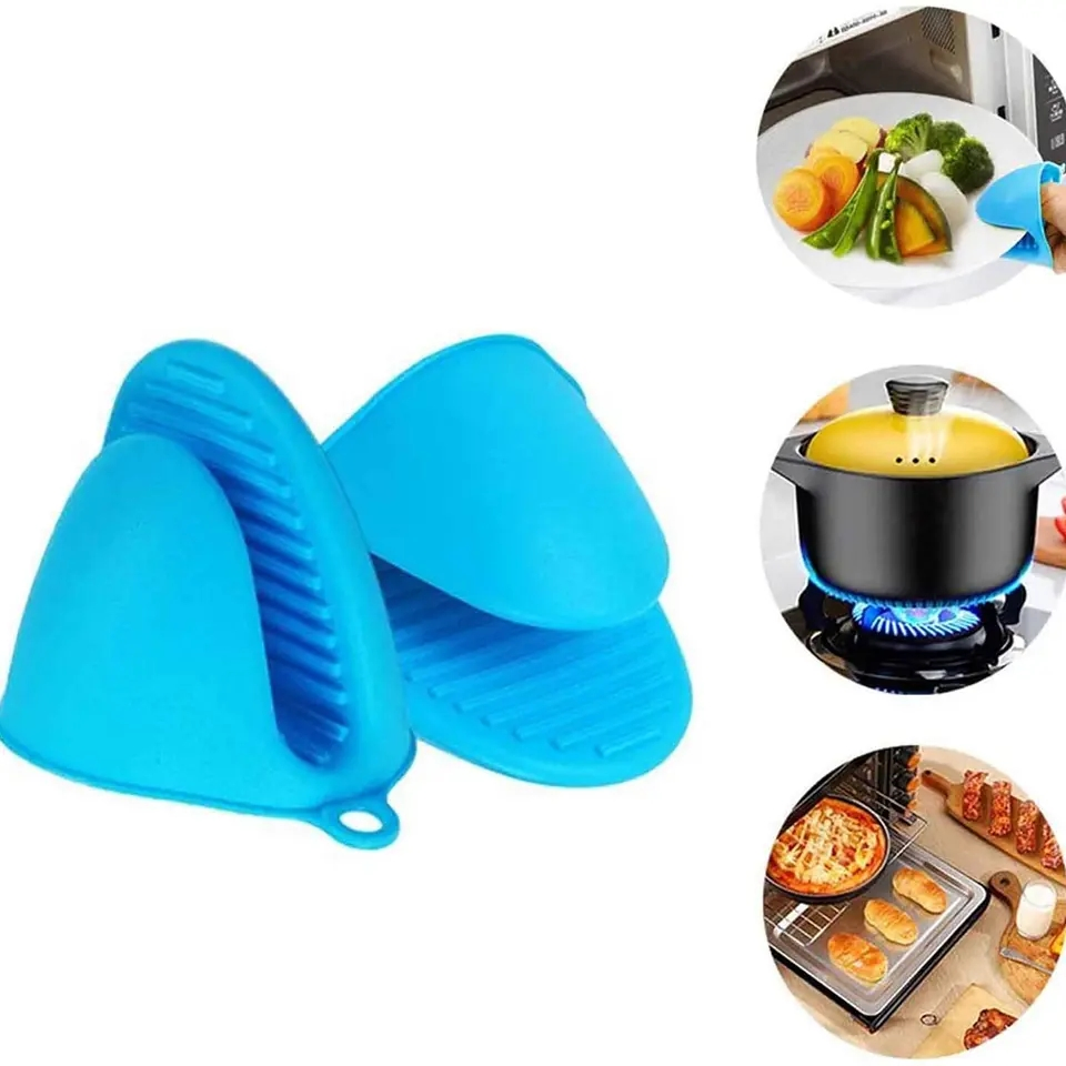 Colorful Silicone BBQ Gloves for Ultimate Cooking Protection