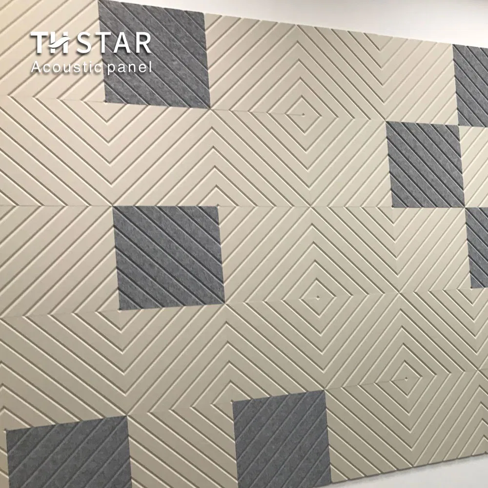 Wholesale Sound Absorption Board Polygonal Wall Decorative Board Thermal Insulation Felt Non-Woven Felt Materials