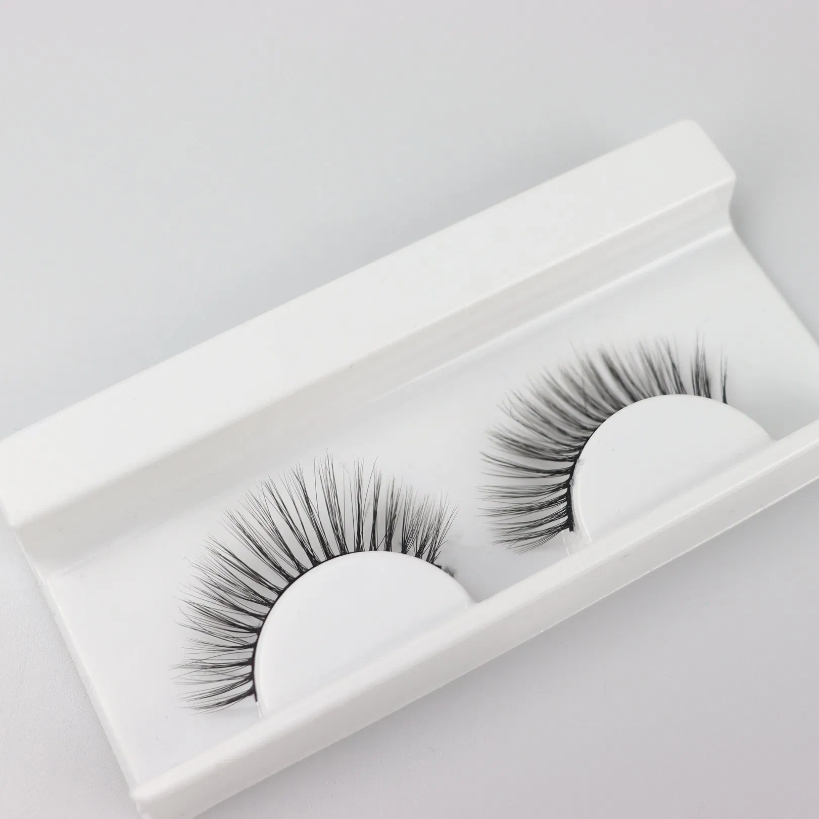 12 Rows Foil Back Handmade 0.02-0.08 Makeup Volume Lash Trays Private Label 5-25mm Velvet Silk Volume Individual Eyelashes