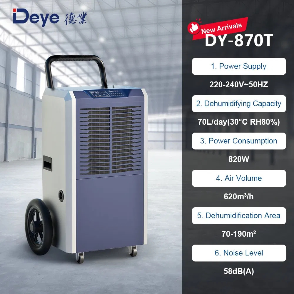 Промышленный осушитель Deye DY-870T, 90 л/сутки