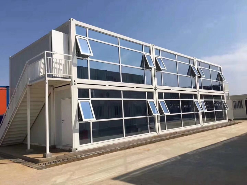 Prefab Dormitory/Temporary Offices Container Homes Prefabricated Detachable Container House