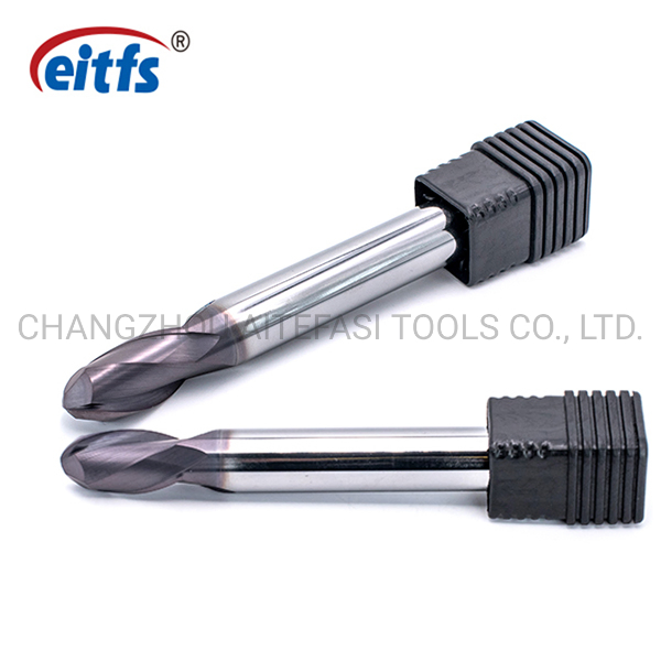 Carbide Metal Working Tools 2 Flute Ball Nose End Mill for CNC Milling Cutters