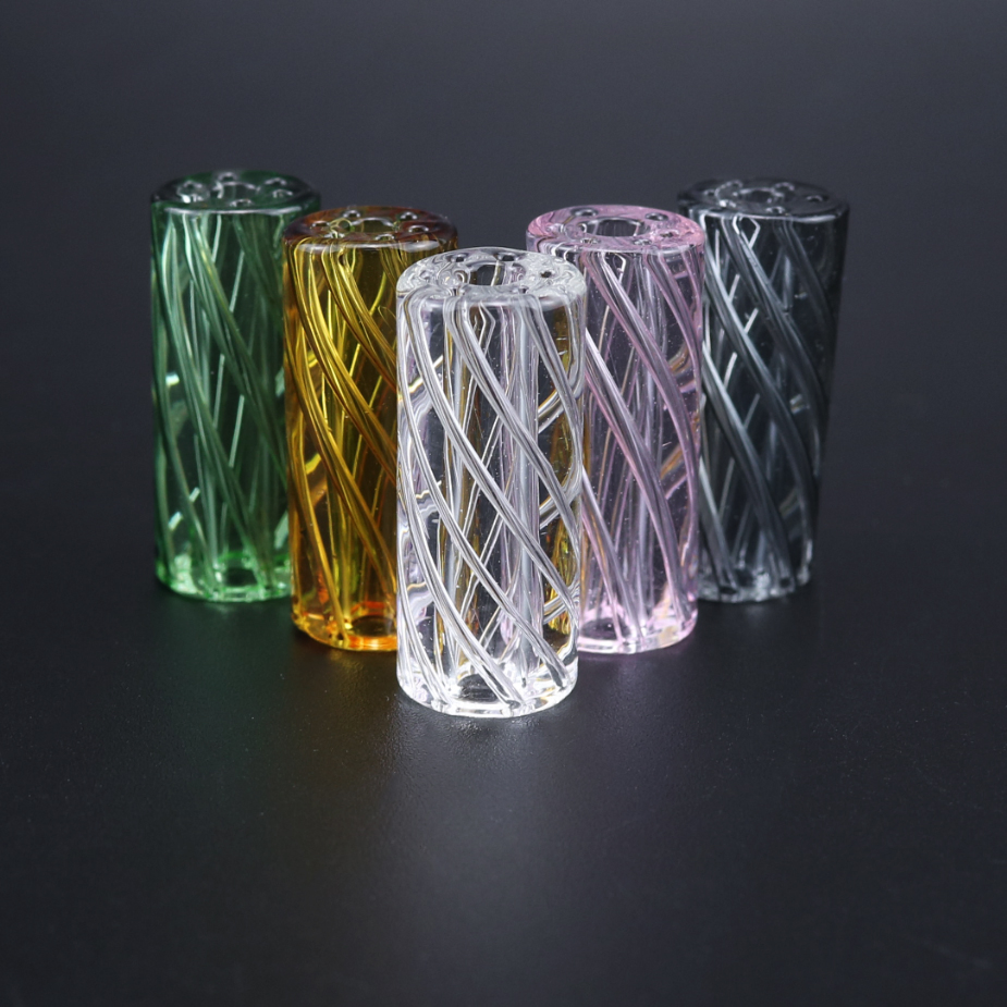 Premium 6 Holes Joint Smoking Accessories Rolling Paper Cigar Smoke Glass Filter Tips