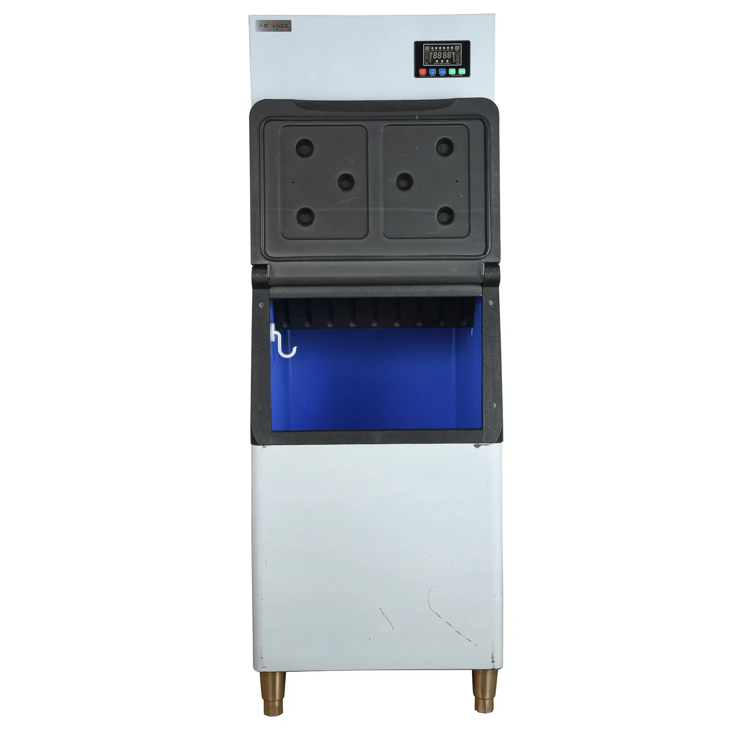 Automatic 130kg/24h Square Ice Stainless Steel Ice Maker Cube Ice Machine for Commercial and Industrial