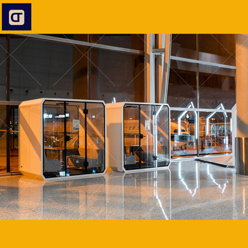 Prefab Office Sound Proof Office Booth Indoor Outdoor Office Pod with Noise Reduce