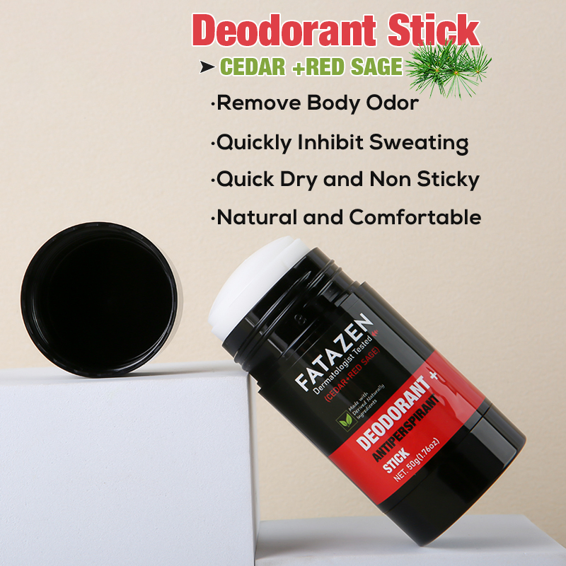 Wholesale Herbal Deodorant Antiperspirant Stick Body Glide Natural Vegan Cedar Red Sage Fragrance Deodor Balm Deodorant Stick
