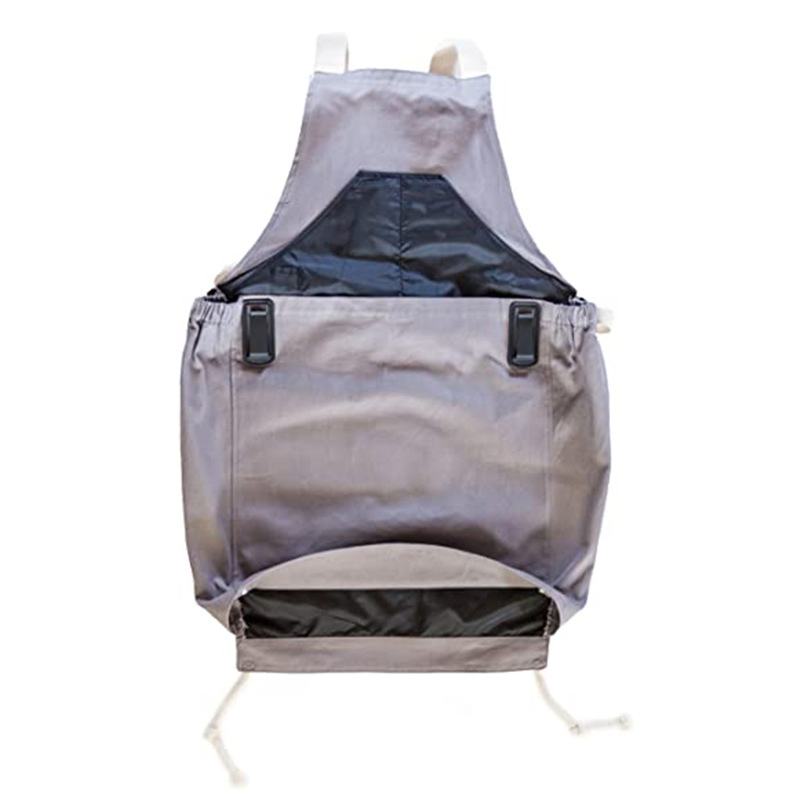 Large Pocket Oxford Apron: Fruit Picking, Quick Release, Tool Backpack, Wholesale