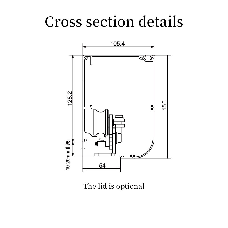 Netfun Hh-250 Aluminum Alloy Heavy Duty Automatic Sliding Door