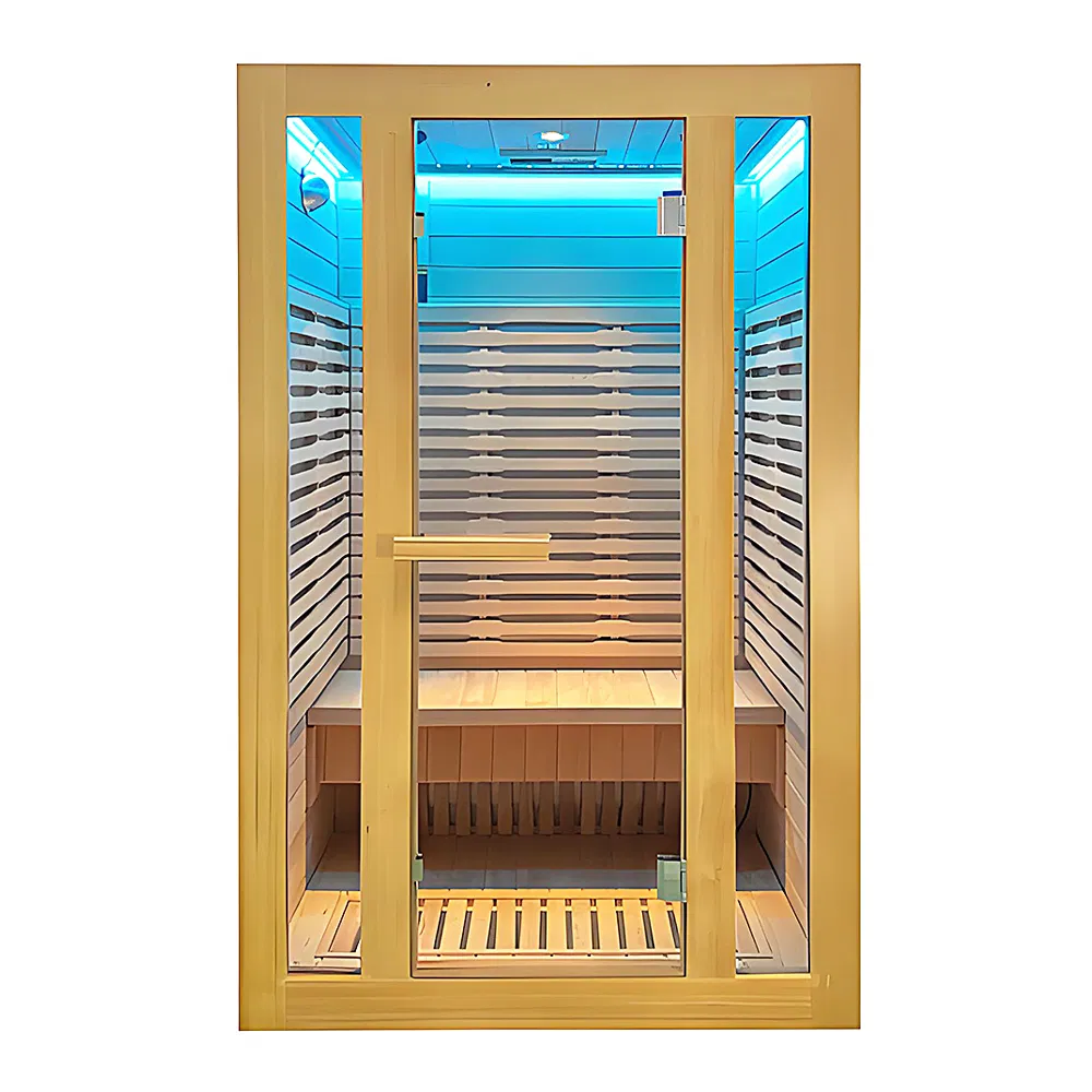 Modern Design, Luxury, High-End Solid Wood Far Infrared Sauna Cabin
