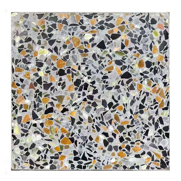 Yellow Manufacturer for 60*120 Sitting Room Floor Tiles Real Marble Tile Terrazzo