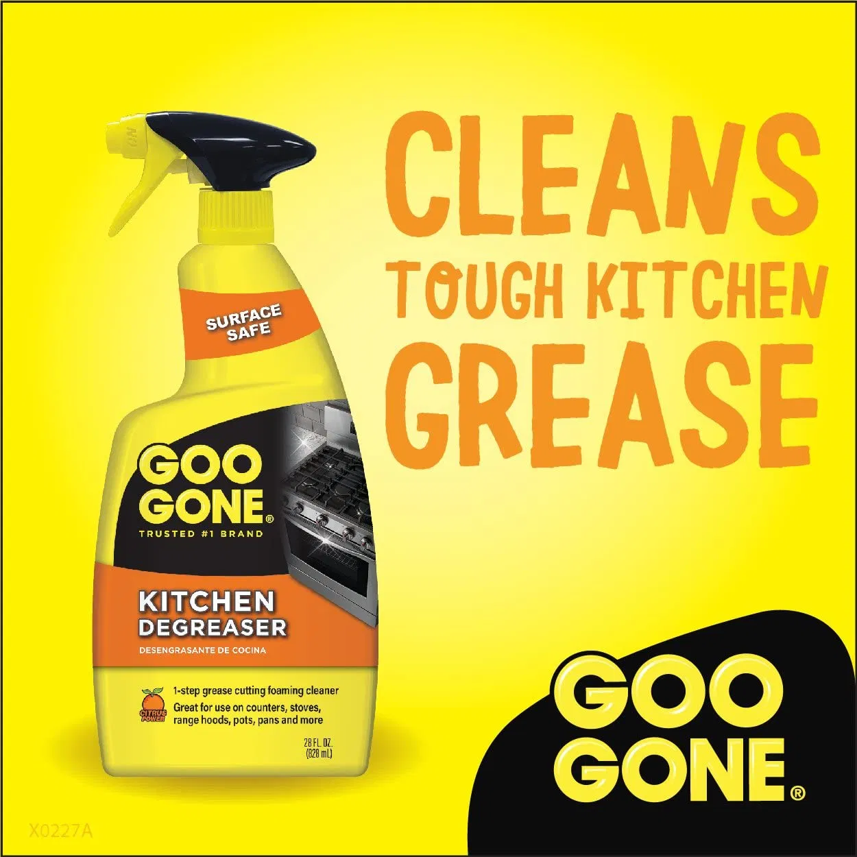 Cleaner Strong Oil-Removal 750ml Kitchen Degreaser Liquid Cleaner