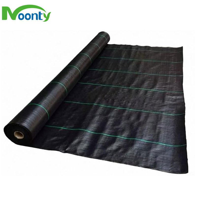 Black/White/Green Anti Grass Ground Cloth Greenhouse Weed Mat