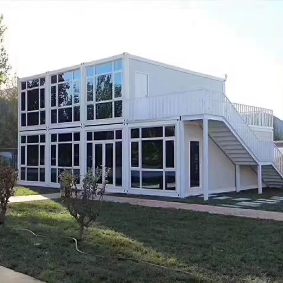 Prefabricated Foldable Container House for Office Coffee Shed Garage in Africa