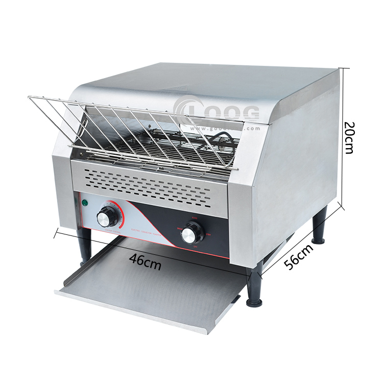 Professional Catering Equipment Restaurant Bun Toaster Commercial Electric Conveyor Toaster Manufacturers