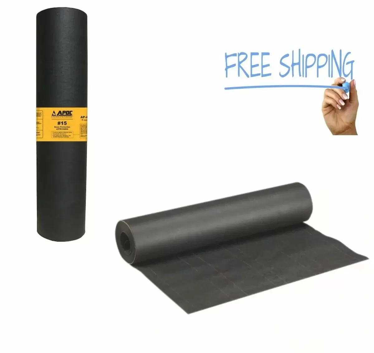 High Performance Printed Synthetic Fiber Roofing Underlayment Felt Paper for Construction
