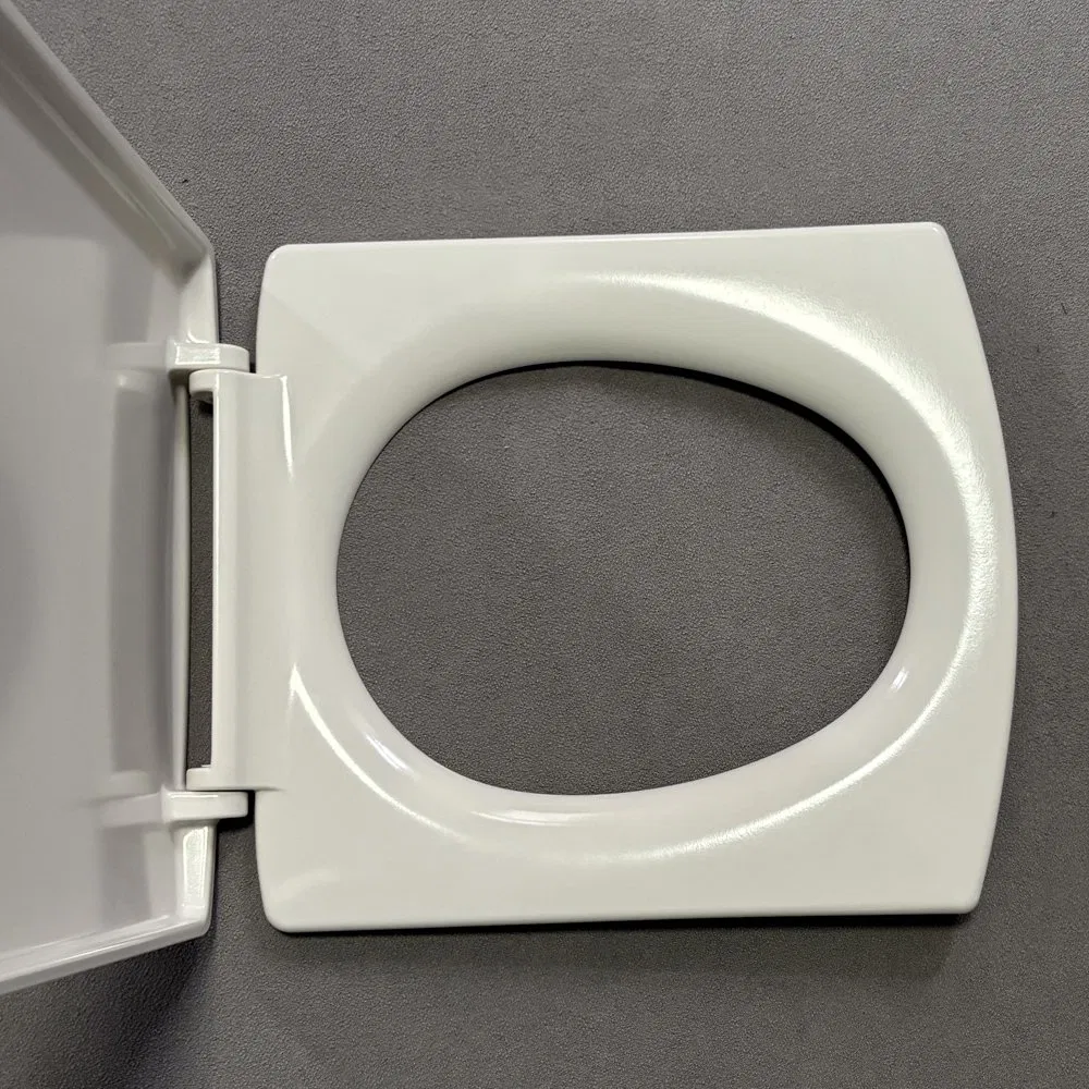 with Stainless Steel Hinge Non Slow Close Square Toilet Seat Cover Duroplast UF Wc Seat