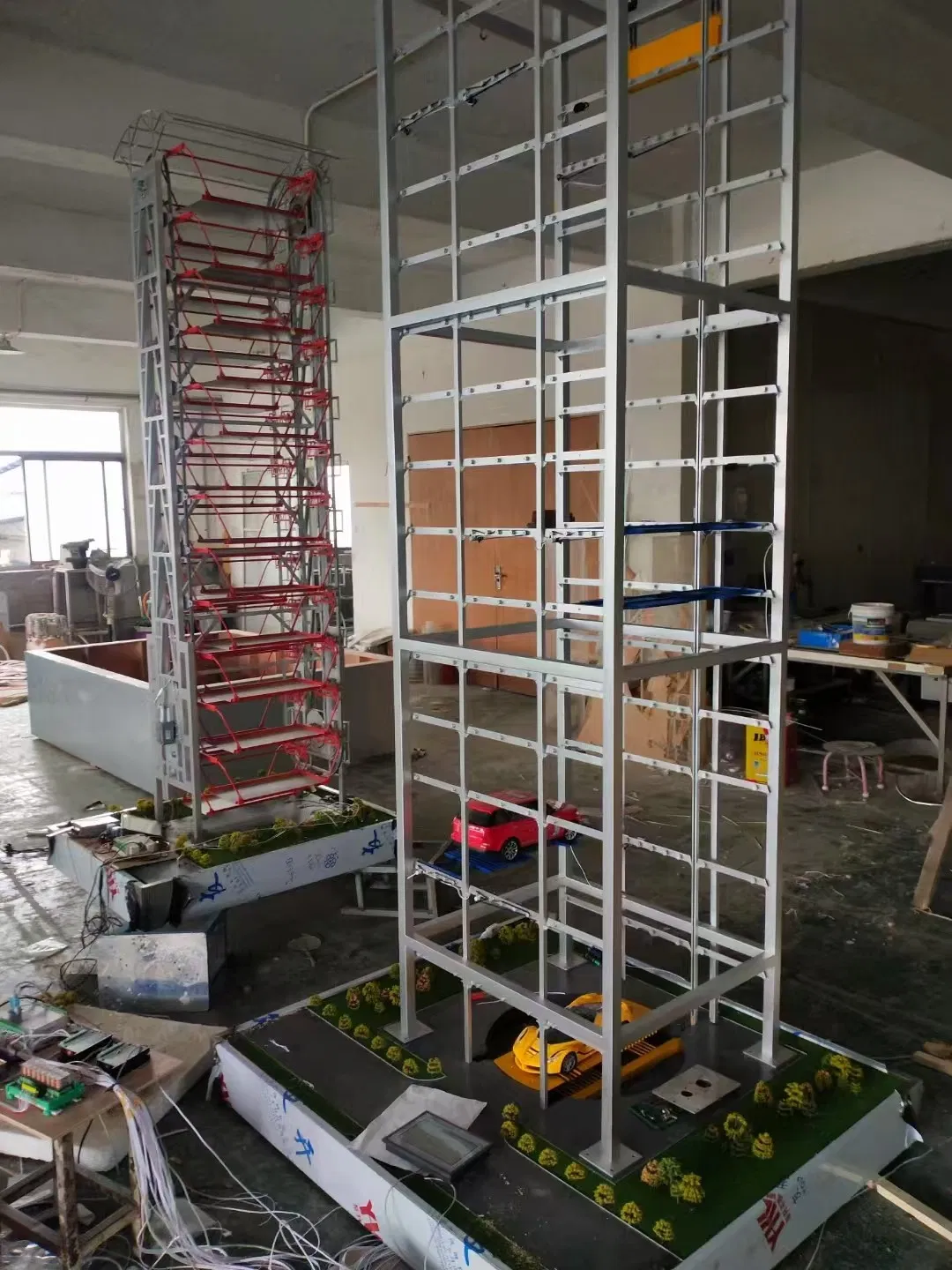 Creative Office Sculpture: Hand-Made Energy Charging Station Exhibition Display