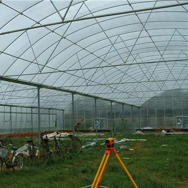 Po 150mic Warm Agro Multi Span Zigzag Agriculture Greenhouse for fruit Vegetables