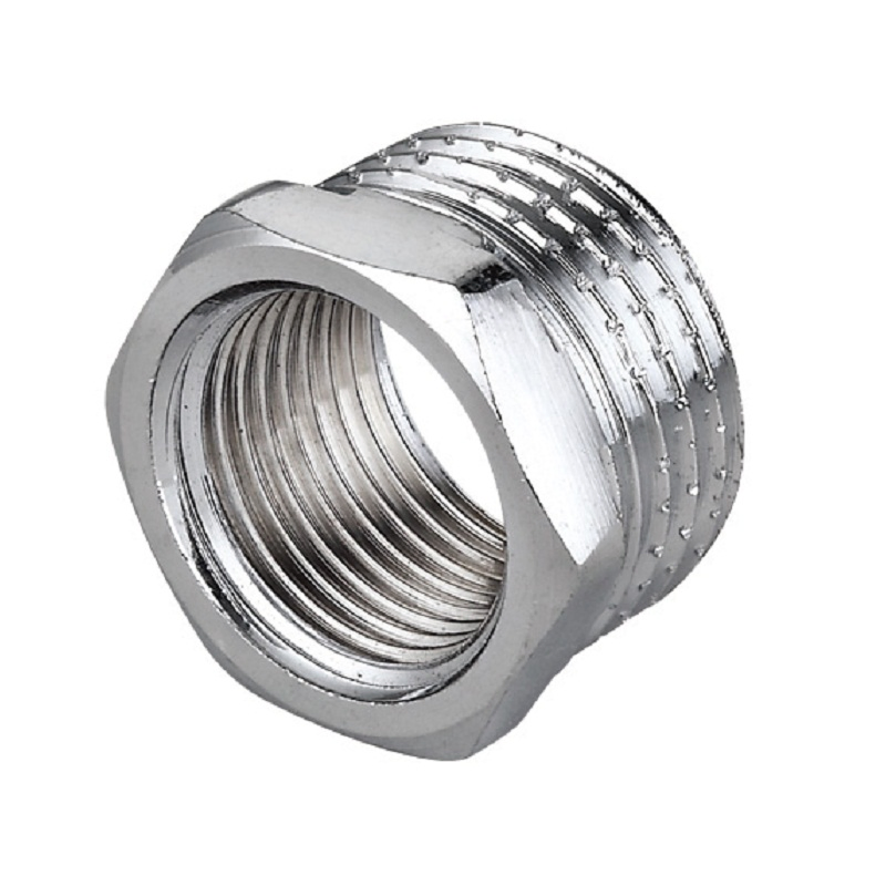 Forged Polishing Chromed Brass Bushing Brass End Cap Pipe Fittings