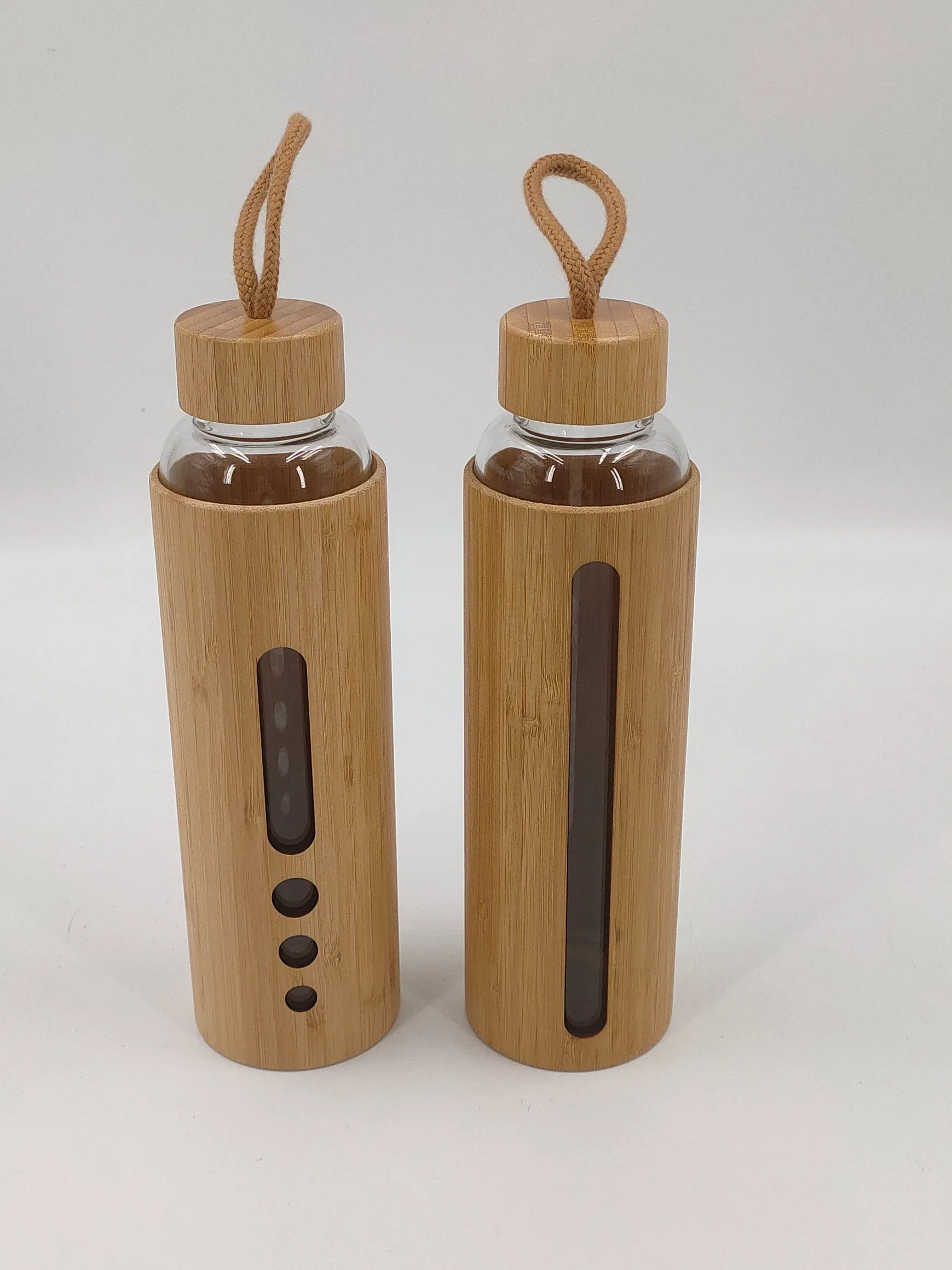 Термокружка из бамбука и нержавеющей стали, 500 мл