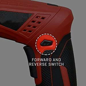 Toolsmfg 3.6V Cordless Electric Screwdriver with LED Work Light, Adjustable Speed