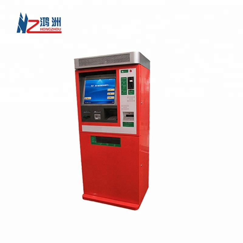 Multi Touch Screen Standing ATM Machine Cash Payment Kiosk with Encrypted Pin Pad