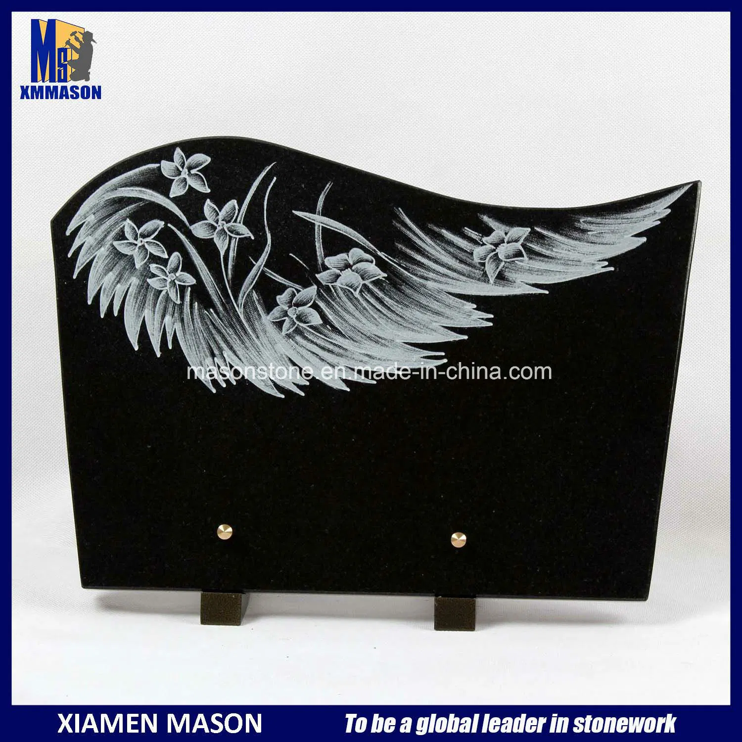 Memorial Plaques with Line Engraving Design