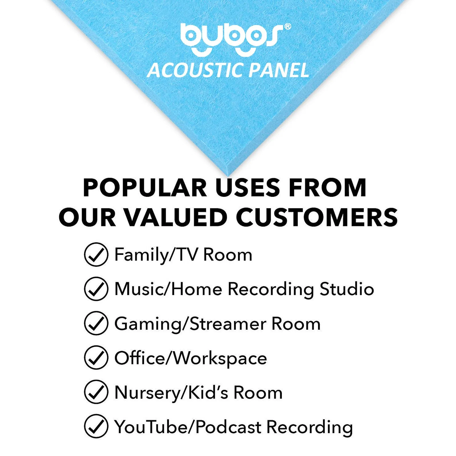 Eco-Friendly High Density Acoustic Wall Panels for Sound Absorption