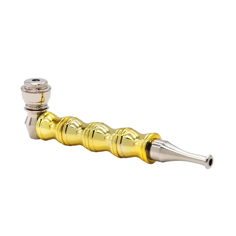2021  New Slubby Metal Pipe Smoking Pipe