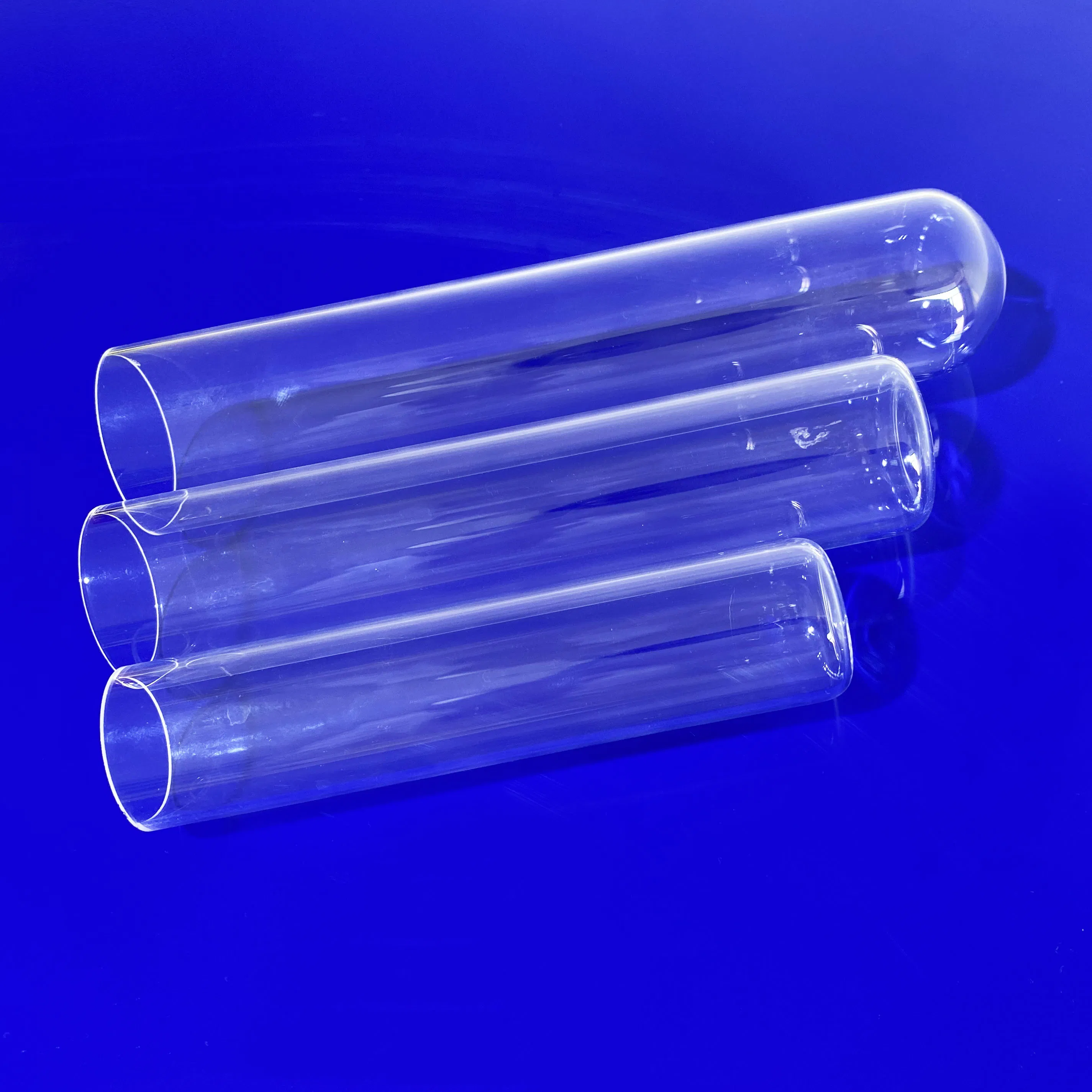 Wholesale Polished Quartz Crystal Glass Test Tube for Lab Room
