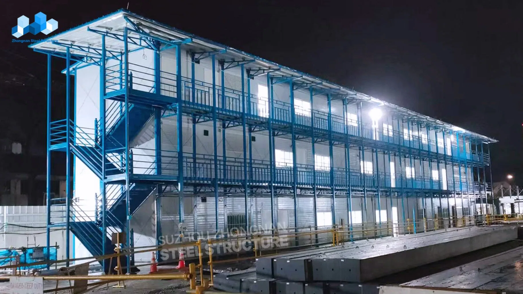 20FT Economic Portable Steel Structure Prefabricated Prefab Construction House Container Portable Modular School/Home/Office/Hospital/Workshop Building for Sale