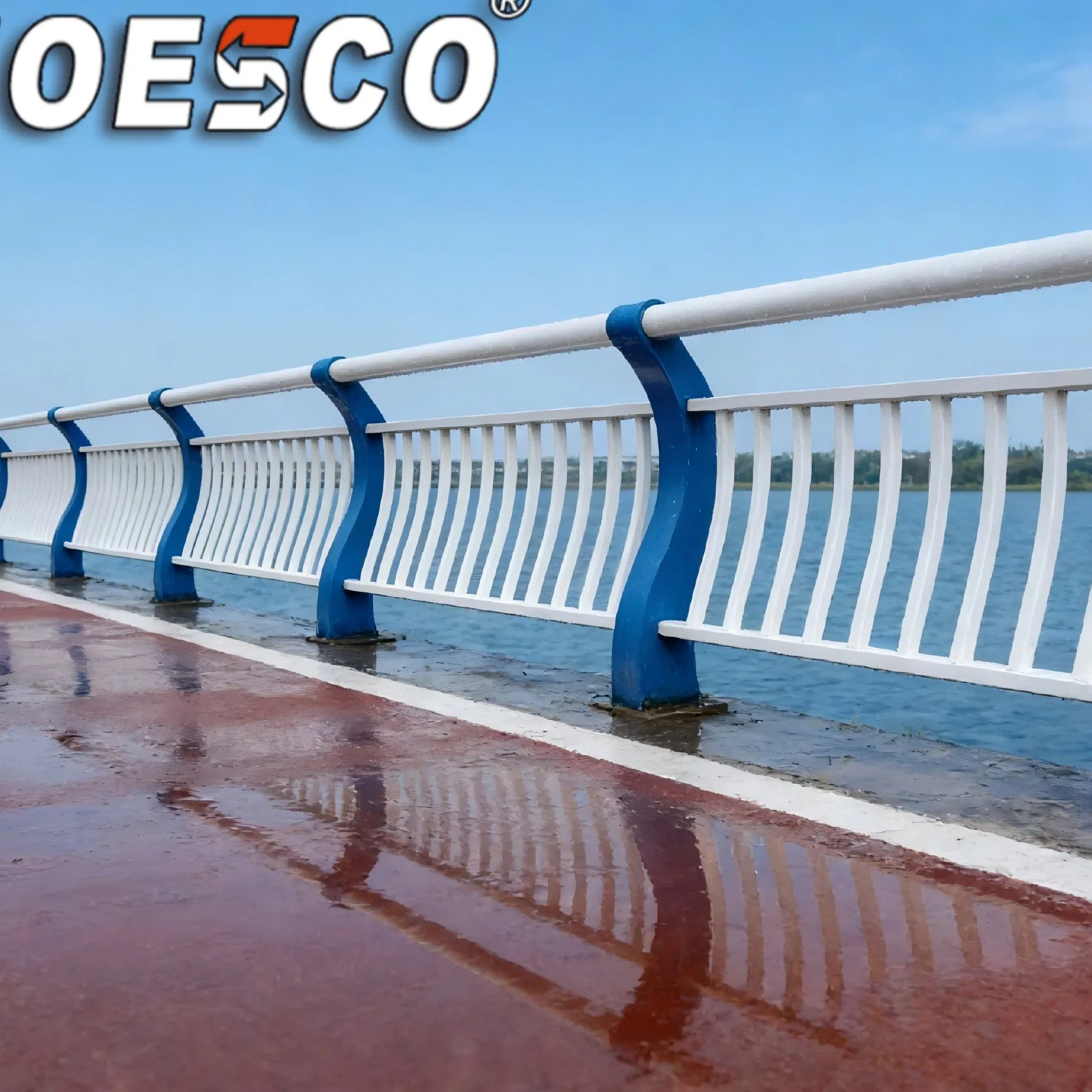 High-Strength Anti-Collision Highway Guard Rail for Bridge Safety Protection - Hot Dipped Galvanized Steel Material