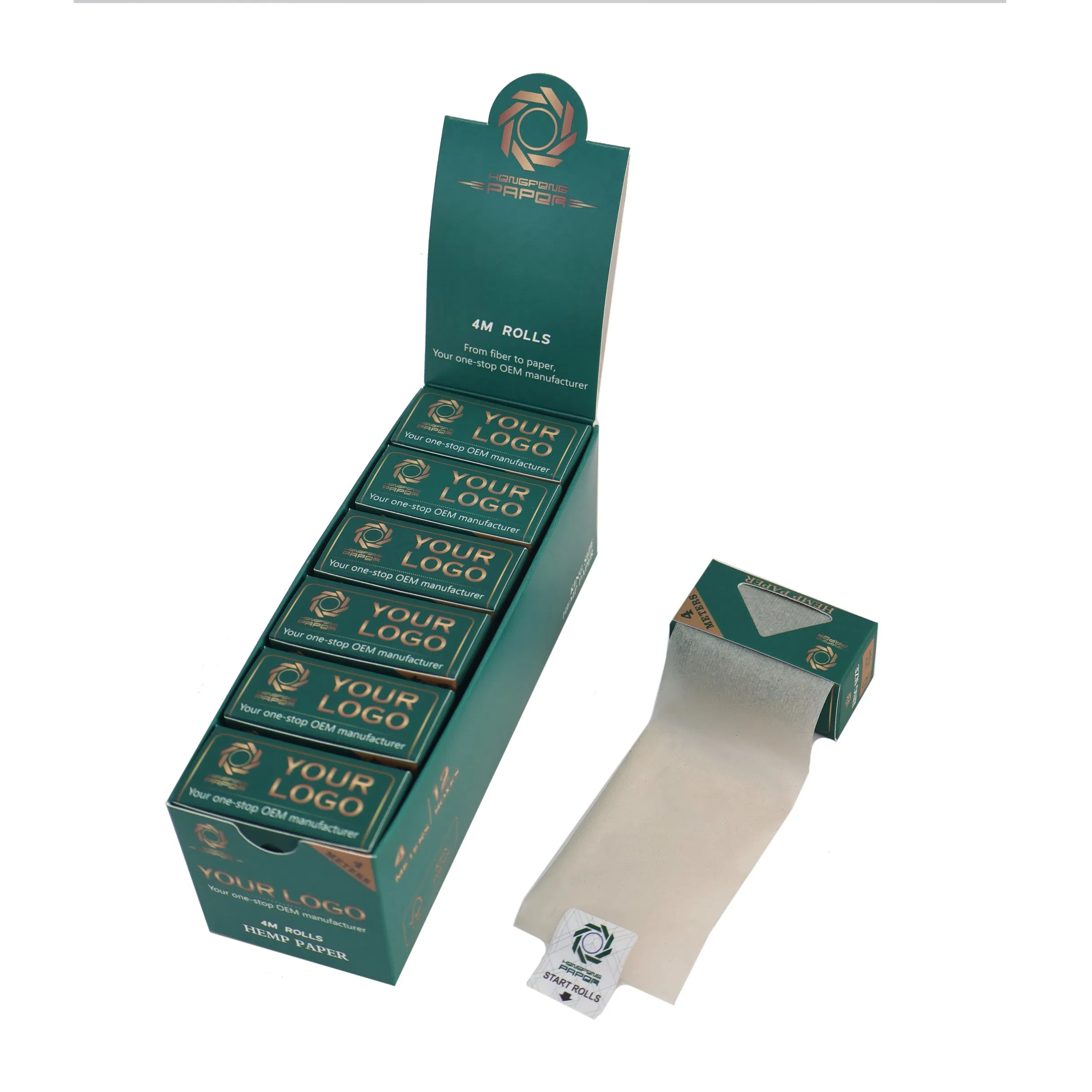 Custom Brand Cigarette Paper Smoking Tobacco Rolling Paper Wrapping Paper