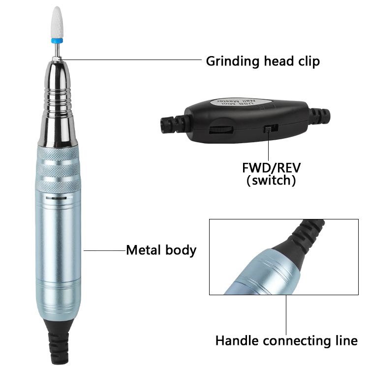 Factory Price Nail Polisher Gel Remover Pen Shape Nail Grinder Salon Use
