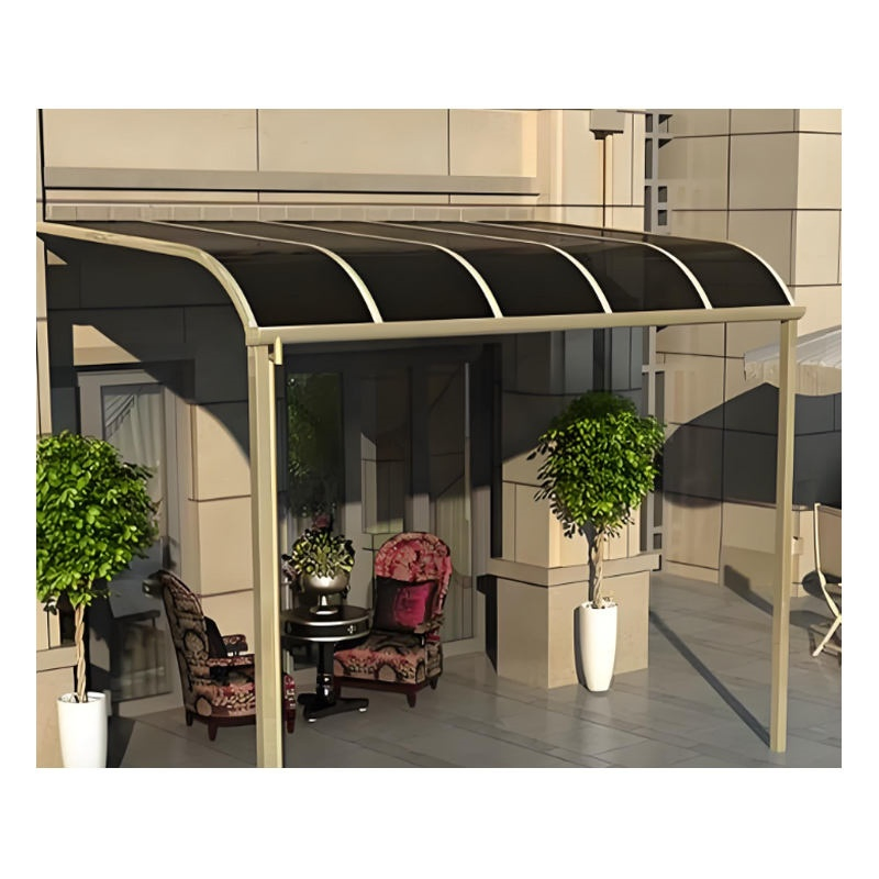 Modern Patio Rust Resistant Polycarbonate Solid Sheet Canopy Sun Shade Awning