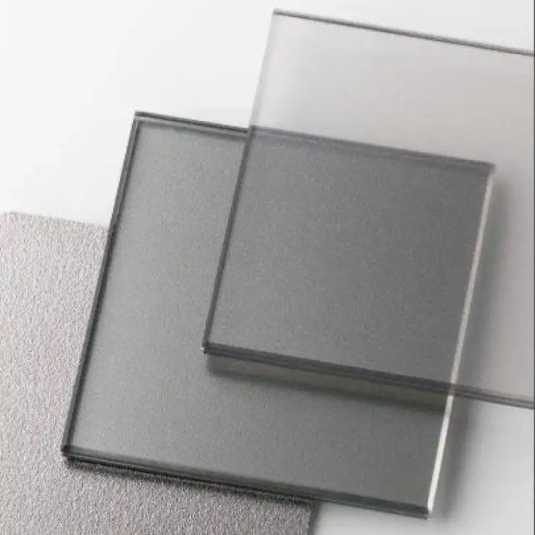 5mm Compliant Frosted Gray Tempered Glass for Home/Business